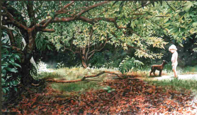 under the spreading custard apple